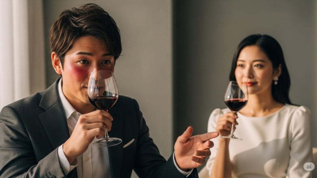 男性とのアルコール分解能力の違い