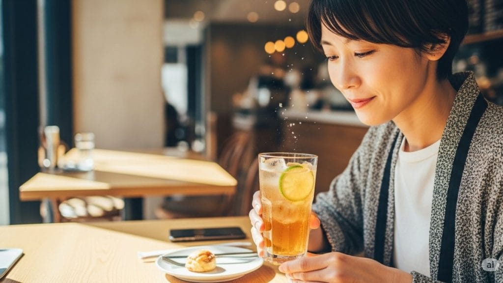 爽快なジンジャーエールや炭酸飲料